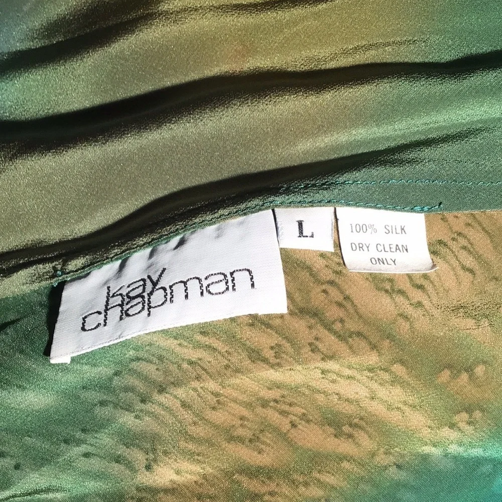 Kay Chapman silk skirt size large